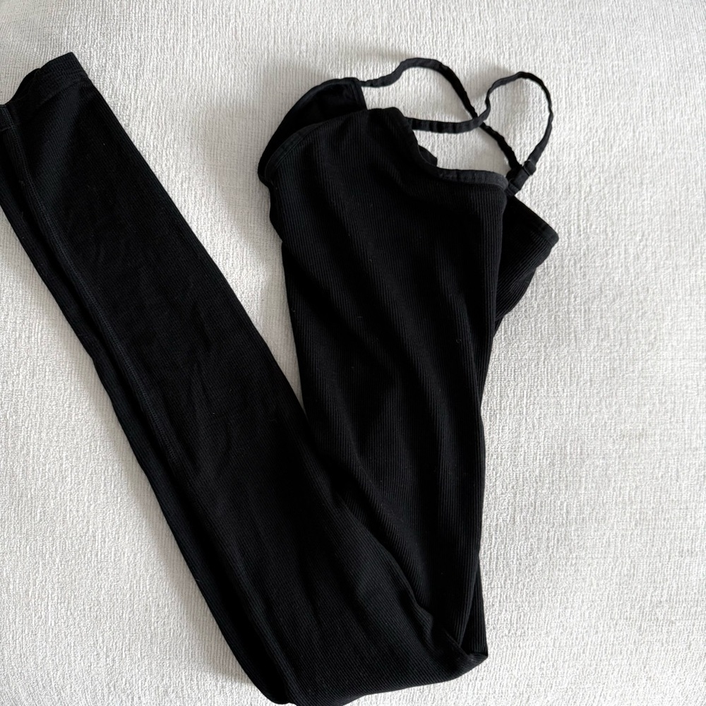 HATCH The Body Rib Unitard Black Size Small - Picture 2 of 3